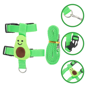 Atacado Coelho Gatinho Pequeno Animal Andando Verde Decor Leash <span class=keywords><strong>Harness</strong></span> Outfits Guinea Pig Acessórios - Product Image 3