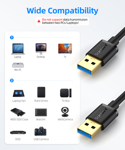 สายชาร์จเร็ว SUNGUY สายถ่ายโอนข้อมูล USB สำหรับแท็บเล็ตและโทรศัพท์มือถือ - Product Image 2