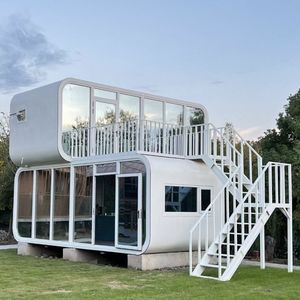 Maisonnette préfabriquée Apple Cabin CE, mini-maison en acier, étanche, ignifuge, isolation thermique pour hôtel - Product Image 5