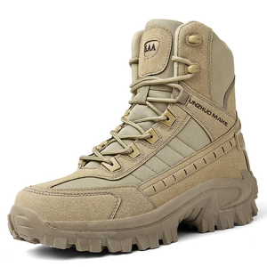 Botas de senderismo deportivas para hombre, de caña alta, antideslizantes, para caminar al aire libre, estilo casual, tallas grandes 35-46, zapatos de seguridad para senderismo. - Product Image 2