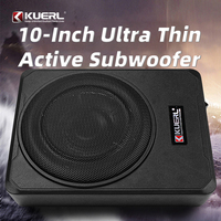 Subwoofer de Voiture Haute Puissance 10 Pouces 600W, Amplificateur Audio pour Système Audio Automobile 12V