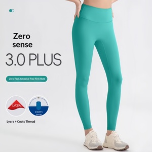 Leggings de Yoga Premium 3.0 PLUS de Cintura Alta, Tejido Original <span class=keywords><strong>LULU</strong></span>, Doble 66 Nylon, Ropa de Yoga de Alta Calidad de Yiwu, China - Product Image 2