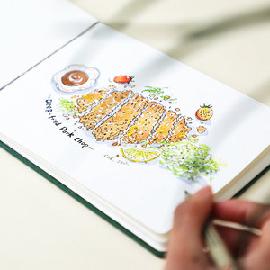<span class=keywords><strong>Carnet</strong></span> <span class=keywords><strong>de</strong></span> <span class=keywords><strong>dessin</strong></span> en lin LABON, papier <span class=keywords><strong>aquarelle</strong></span>, <span class=keywords><strong>carnet</strong></span> <span class=keywords><strong>de</strong></span> croquis, <span class=keywords><strong>carnet</strong></span> <span class=keywords><strong>de</strong></span> <span class=keywords><strong>voyage</strong></span> vierge A5, 300 g/m² - Product Image 3