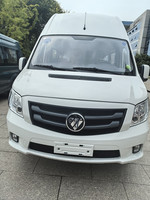 Furgoneta de Pasajeros Diésel China 2025, 18 Asientos, Foton Toano 2.78L, Mini Furgoneta Comercial con Techo Alto en Venta