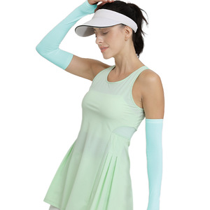 Manchons de bras respirants en soie glacée de haute qualité avec logo personnalisé, anti-UV, pour femmes et hommes, pour la course, la conduite, la randonnée, avec support de petites commandes - Product Image 2