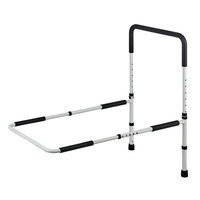 Barrière de lit en acier réglable en hauteur pour la sécurité des personnes âgées, capacité de 150 kg, certifiée CE, garantie 1 an