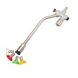 Adaptateur réglable 2 voies pour canon à mousse, accessoire pulvérisateur mousse/eau, pièce de rechange pour pistolet de lavage auto - Product Image 2