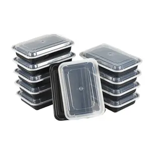 Top Seller Hot Sale Kunststoff-Essens zubereitung behälter, hochwertige 1-Fach-Lebensmittelbehälter, Großhandel Bento Lunch Box