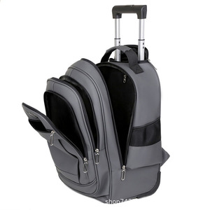 <span class=keywords><strong>Mochila</strong></span> <span class=keywords><strong>de</strong></span> Negocios Impermeable con <span class=keywords><strong>Ruedas</strong></span> para Hombre, <span class=keywords><strong>Mochila</strong></span> <span class=keywords><strong>de</strong></span> <span class=keywords><strong>Viaje</strong></span> Elegante para Hombre con Cierre <span class=keywords><strong>de</strong></span> Cremallera - Product Image 5