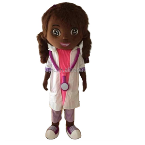 Disfraz de mascota De niña pequeña personalizada Hola/mascota de personaje/disfraces de Mascota de doctor - Product Image 1