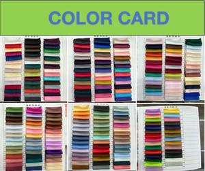 Tissu en satin de couleur unie 100% polyester mat brillant pour robe - Product Image 5