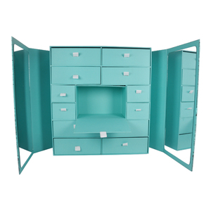 <span class=keywords><strong>Calendrier</strong></span> d'entrée vide à impression personnalisée, en carton avec grand miroir, boîte d'emballage <span class=keywords><strong>de</strong></span> luxe, pour cosmétiques, <span class=keywords><strong>calendrier</strong></span>, pour maquillage - Product Image 2