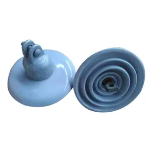 Ansi 52-4 Overhead Line Disc Suspensi Isolator Keramik Tangguh Porselen Isolator