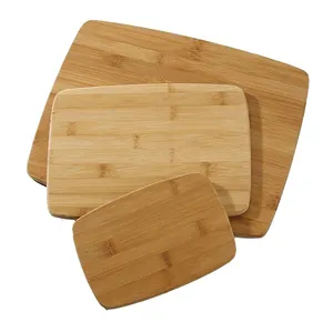 Tabla de cortar de bambú natural, juego de tabla de cortar personalizada de alta calidad, tabla de cortar práctica, herramientas de cocina