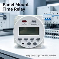 CN101A Sakelar Timer yang Dapat Diprogram AC DC Multi Tegangan Opsional Pengontrol Waktu Mode Manual Otomatis