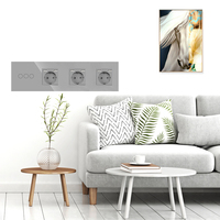 Chargeur mural électrique à prise EU à vente chaude avec USB-A USB-C 16A 250V
