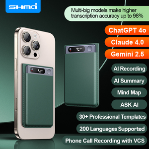 Ai ghi âm W/trường hợp điều khiển ứng dụng wifi răng xanh phiên âm & tóm tắt 200 ngôn ngữ ghi âm cho cuộc gọi điện thoại - Product Image 2