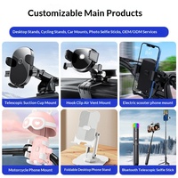 Support de téléphone de bureau pliable et rotatif à 360° en alliage Tengyan, portable pour TikTok, diffusion en direct et visionnage de films