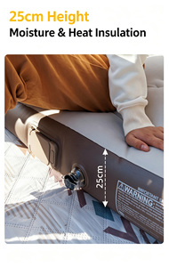 Matelas Gonflable <span class=keywords><strong>d</strong></span>'Extérieur à Prix <span class=keywords><strong>d</strong></span>'Usine, Simple ou Double, en PVC Floqué, <span class=keywords><strong>Lit</strong></span> <span class=keywords><strong>d</strong></span>'Air pour le Camping et les Voyages avec Pompe Intégrée - Product Image 5