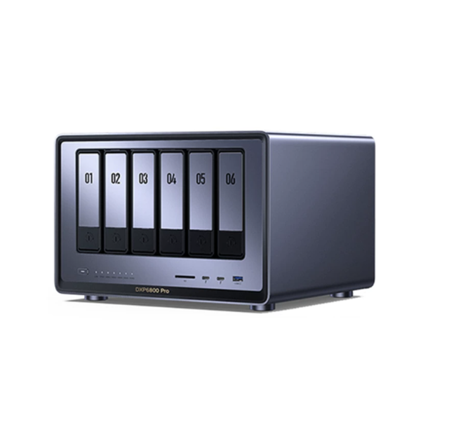 Private Cloud DXP6800 Pro Six-bay NAS Network Photo Album Storage Hard Drive Home and Enterprise Server