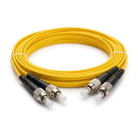 Cordon de brassage fibre optique jaune sur mesure SM FC-UPC vers FC-UPC, gaine PVC/LSZH, UPC G652D pour utilisation FTTH FTTB FTTX, garantie d'un an