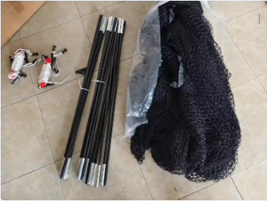 Filet de frappe et machine à lancer de baseball/softball portable de haute qualité avec tige en fibre de verre et <span class=keywords><strong>cage</strong></span> de baseball en PE extensible - Product Image 6