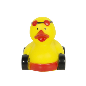 Patitos de Vinilo Ecológicos al por Mayor con Logotipo Personalizado, 3 Pulgadas, Amarillo, Negro, Azul, Patito Personalizado para la Hora del Baño del Bebé, Juguetes Suaves - Product Image 4