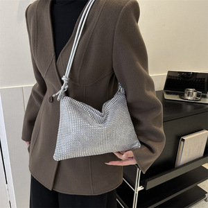 Borsa <span class=keywords><strong>da</strong></span> <span class=keywords><strong>Sera</strong></span> Lussuosa Dorata per Donne, Borsa a Tracolla Retrò in Pelle, Piccola Borsa per Telefono, Design Clutch Femminile - Product Image 3