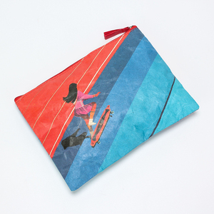 Impresión personalizada Tyvek papel <span class=keywords><strong>viaje</strong></span> cosmético cremallera bolsa maquillaje <span class=keywords><strong>neceser</strong></span> bolsas <span class=keywords><strong>para</strong></span> mujeres <span class=keywords><strong>niñas</strong></span> - Product Image 1