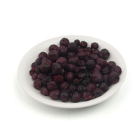 Myrtilles entières lyophilisées saines, collation saine au goût sucré, sans OGM, fruits confits naturels, emballage sous vide