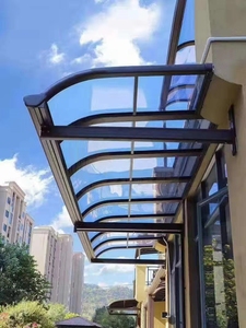 <span class=keywords><strong>Toldo</strong></span> <span class=keywords><strong>para</strong></span> Puerta de PC Más Vendido, <span class=keywords><strong>Toldo</strong></span> de Aluminio Transparente <span class=keywords><strong>para</strong></span> Lluvia - Product Image 3