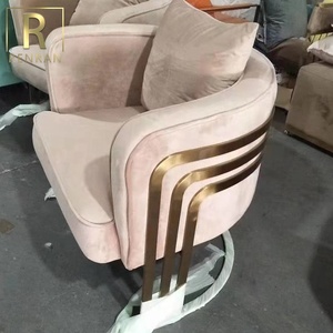 Bán Nóng Sang Trọng Màu Tím Nhung Ghế Ăn Khách Sạn Giá Rẻ Lounge Ghế Sảnh Chờ Đợi Ghế - Product Image 5