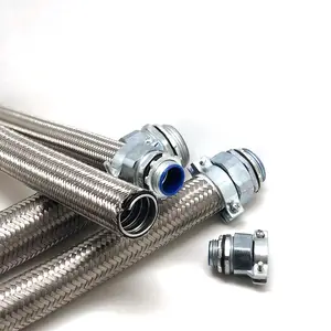 explosion proof electrical stainless steel braided flexible conduit