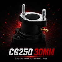 Collecteur d'admission 30MM avec tuyau 200CC 250CC Taotao Bashan Hsun Shineray ZongShen CG250 Dirt Pit Bike ATV Quad Buggy