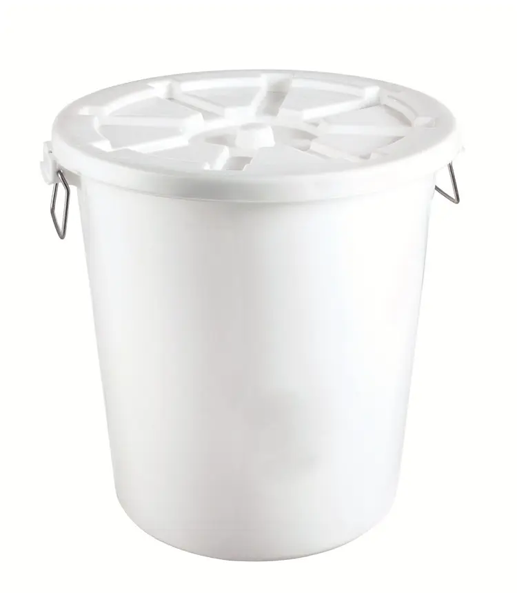 45 Liter Plastic Big Bucket 7/ 12/17/26 Gallon pp material customized color white plastic bucket