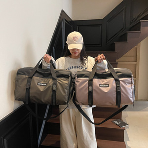 Sac de voyage multifonctionnel de haute qualité avec poche sèche/humide, grande capacité, poche avant zippée, idéal pour le sport et le rangement, sac de voyage Mahjong - Product Image 1