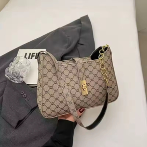 Bolso de hombro tipo bandolera de gran capacidad para mujer, nuevo estilo, bolso de cubo estampado, bolso de mano de PU coreano a la moda 2025 - Product Image 2