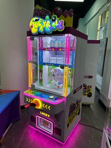 Machine à loterie de boules porte-bonheur, <span class=keywords><strong>jeu</strong></span> de loterie à monnayeur avec éclairage LED - Product Image 5