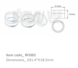Custom logo Labels Small <b>Travel</b> Makeup Plastic <b>Containers</b> 2.5ml 3ml 5ml 10ml 15ml 20ml 25/2.5/3/5/10/15/20 Gram Mini Cream Jars - Product Image 2