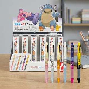 Pokemoned You're Mine Korea Kids Cute Pikaed Multi-Colored Ink 0.7mm <b>Ballpoint</b> <b>Pen</b> 24-Piece Set Vol2 Writing Office - Product Image 3