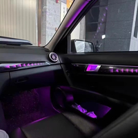 Kit d'éclairage d'ambiance intérieur LED 64 couleurs pour Mercedes Benz Classe C W204 2010-2014, accessoires de décoration