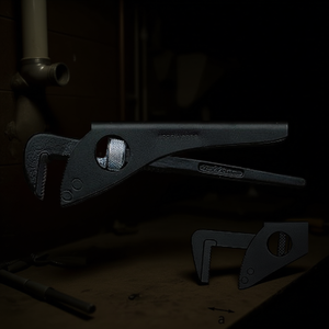 ประแจปรับขนาดได้ 308 มม. สำหรับซ่อมท่อและเครื่องมือประปา - Product Image 3