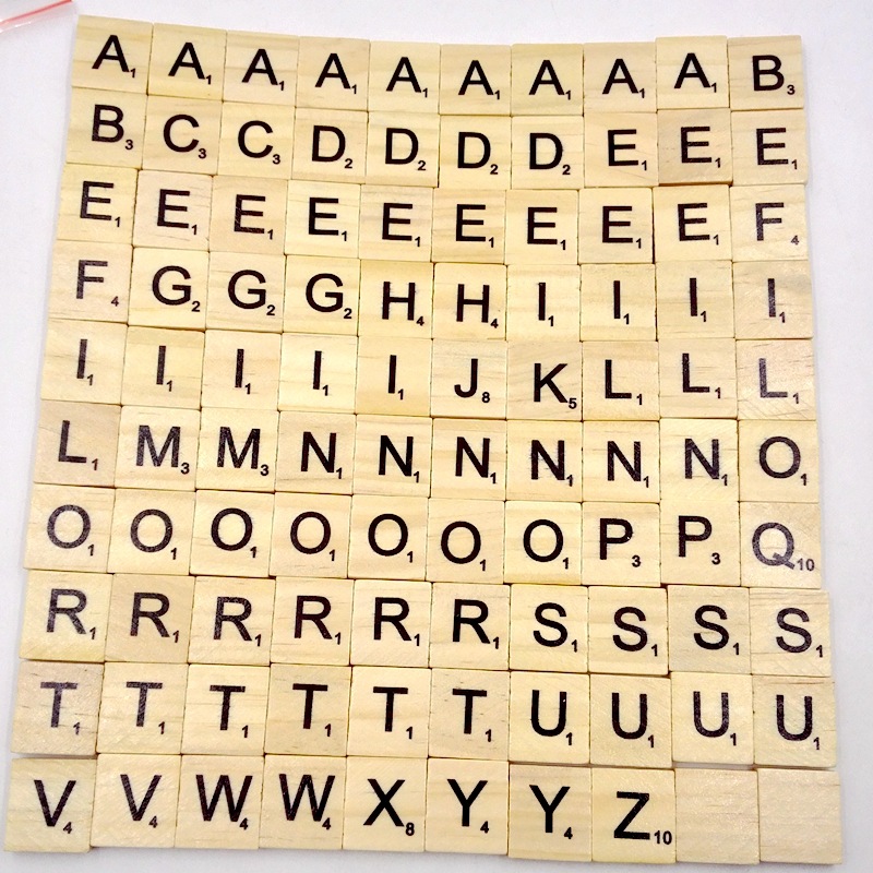 20*18*5mm Capital Alphabet with number printing