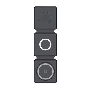 Chargeur sans fil magnétique 3 en 1 pliable 15W, adaptateur <span class=keywords><strong>de</strong></span> téléphone d'origine, support pour écouteurs, montre, protection OVP, <span class=keywords><strong>charge</strong></span> <span class=keywords><strong>multi</strong></span>-téléphone - Product Image 5