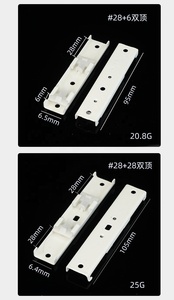 Tringles à rideaux accessoires de Rails de rail monté au <span class=keywords><strong>plafond</strong></span> aluminium I support de Rails de rideau - Product Image 6