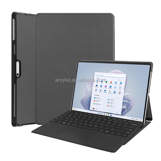 Factory Wholesale PU Leather Keyboard Case for Microsoft Surface Pro 9/8/X 13 Inch Surface Pro7 7Plus/6/5/4 12.3'' Tablet Cover