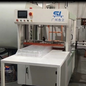 Machine d'ensachage semi-automatique manuelle pour bouteilles vides, ensacheuse de sacs en film PP PE PET HDPE, machine d'emballage pour bouteilles en plastique - Product Image 3