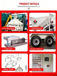Sddom Mobiele Betonbatching Fabriek Draagbare Hoge Efficiëntie Automatische Mengapparatuur Voor Bouwprojecten - Product Image 3