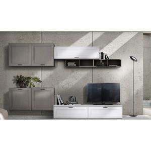 MODERNO PARA SALA DE ESTAR Blanco Foster/Gris Paloma y Color Lodo - Product Image 1