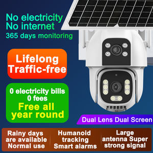 Cámara de Seguridad PTZ Exterior AOV 4G Solar de Doble Lente y 2MP, Bajo Consumo, Visión Nocturna a Todo <span class=keywords><strong>Color</strong></span>, Impermeable - Product Image 3